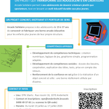 Stage je crée ma borne d'arcade